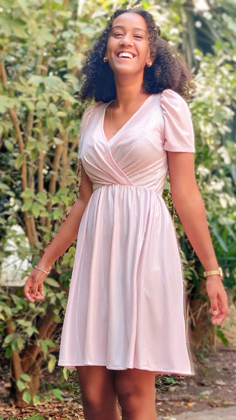 שמלת בל היפה הורוד