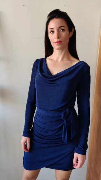 שמלת זואי כחולה