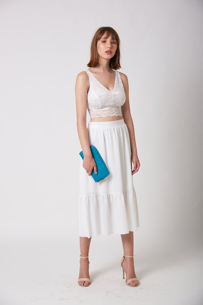 טופ מילאנו לבן