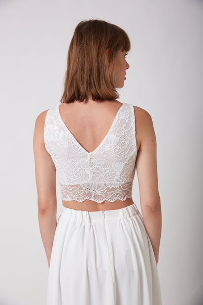 טופ מילאנו לבן