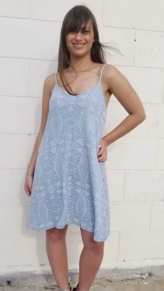 שמלת מייסי תכלת