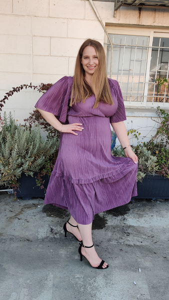 שמלת מלאניה מידי סגלגל