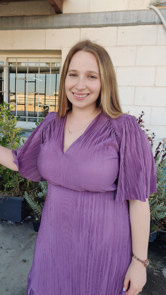 שמלת מלאניה מידי סגלגל