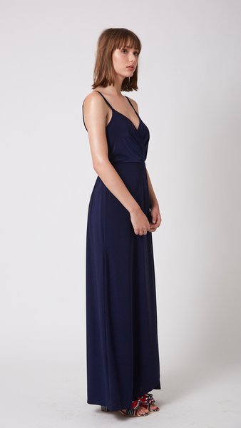 שמלת לונדון מקסי נייבי