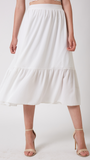 חצאית סוהו צבע לבן