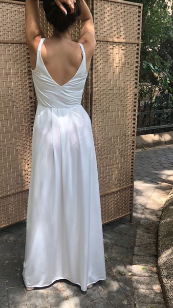 שמלת לונדון לבנה