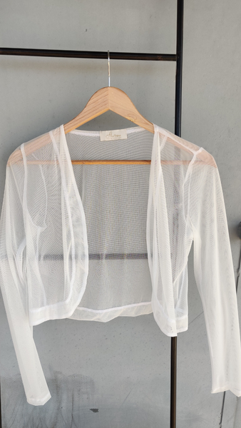 עליונית רשת קלילה לבן