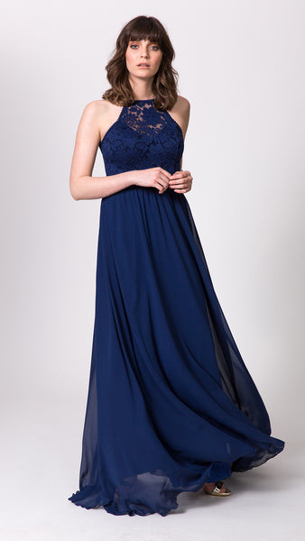 שמלת אנט קולר בכחול דיו